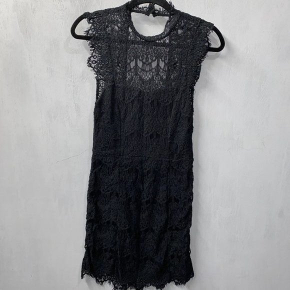 Free People Daydream Bodycon Dress In Black - Picture 2 of 4